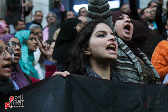 صور الصحفيين امام النقابة  خلال الوقفة الاحتجاجية (10)