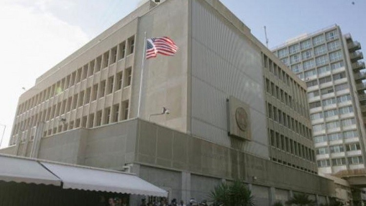 السفارة الأمريكية فى تل أبيب