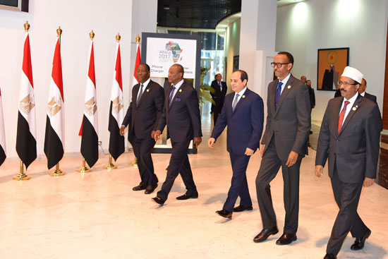صور الرئيس السيسى ، مؤتمر إفريقيا 2017 (1)