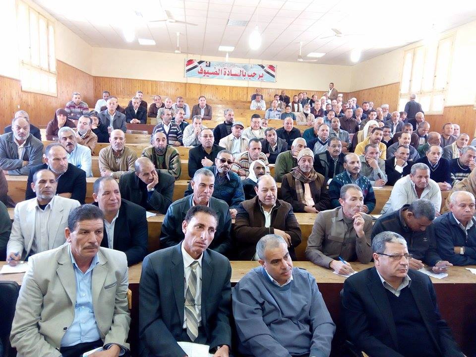 جانب من الحضور في الاجتماع من مشايخ المعاهد