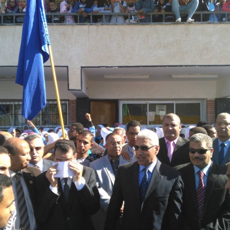مسيرة لطلاب جامعه الوادى الجديد للتنديد بقرار القدس عاصمة اسرائيل (4)