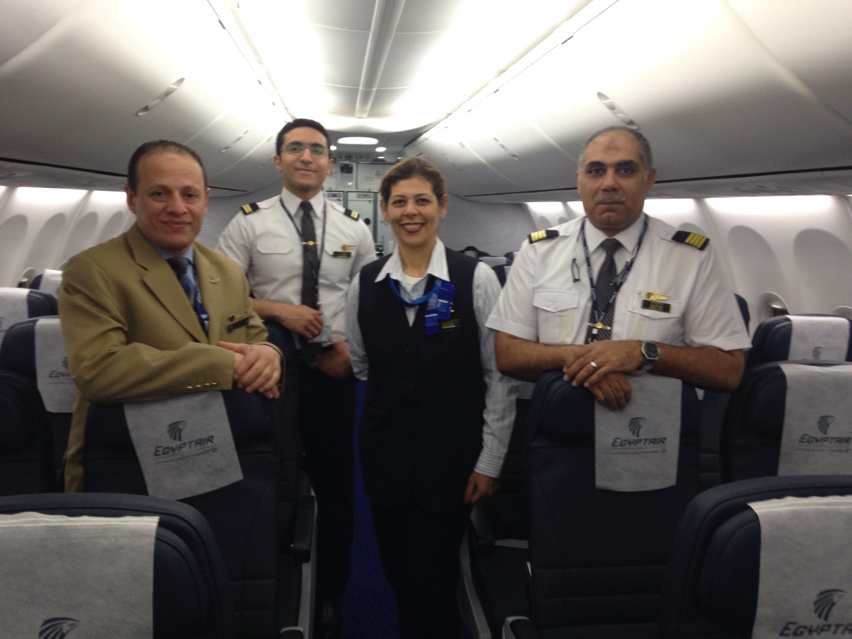 اقلاع طائرة مصر للطيران الجديدة (1)