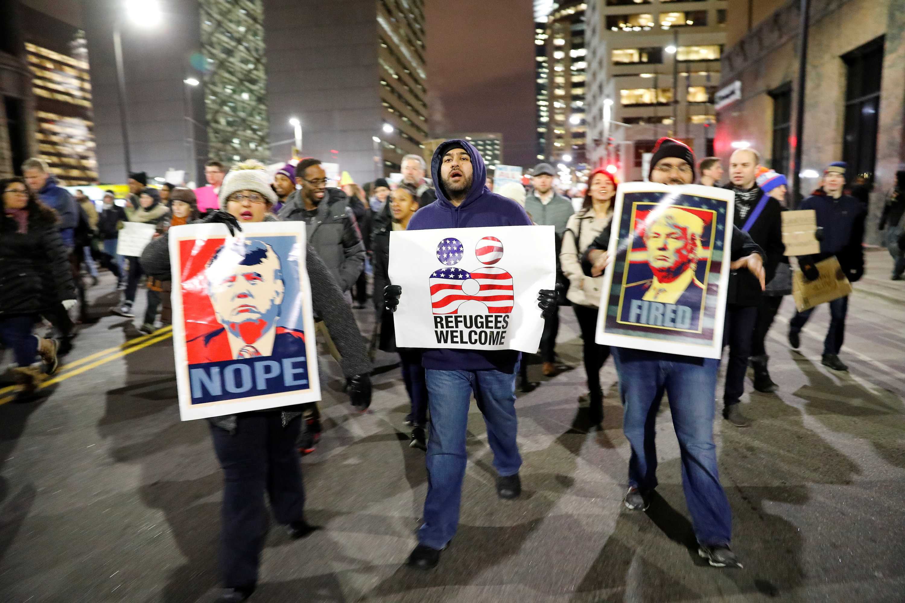 مظاهرات في امريكا ضد ترامب (4)
