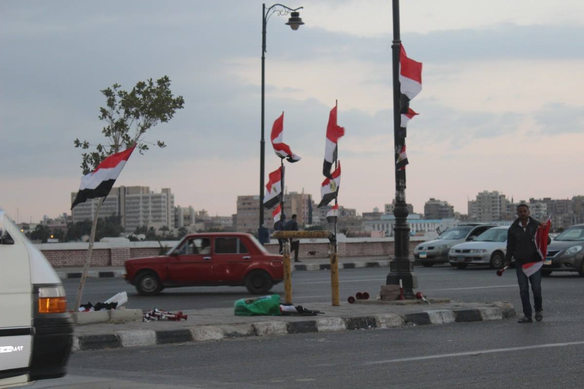 اعلام منتخب مصر فى شوارع السويس (4)