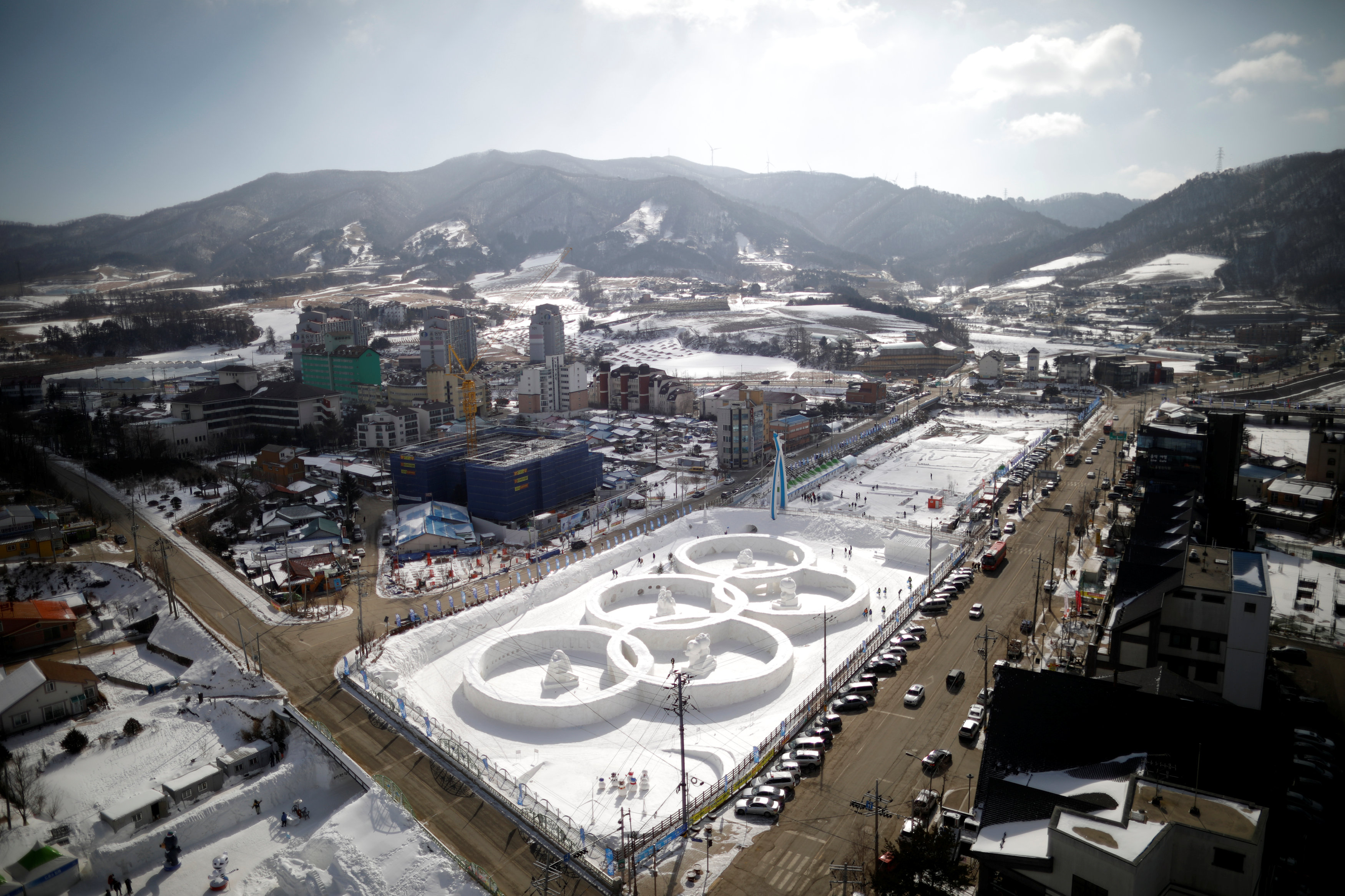 استعدادات كوريا الجنوبية لاستضافة دورة الألعاب الأولمبية الشتوية 2018 فى بيونج تشانج