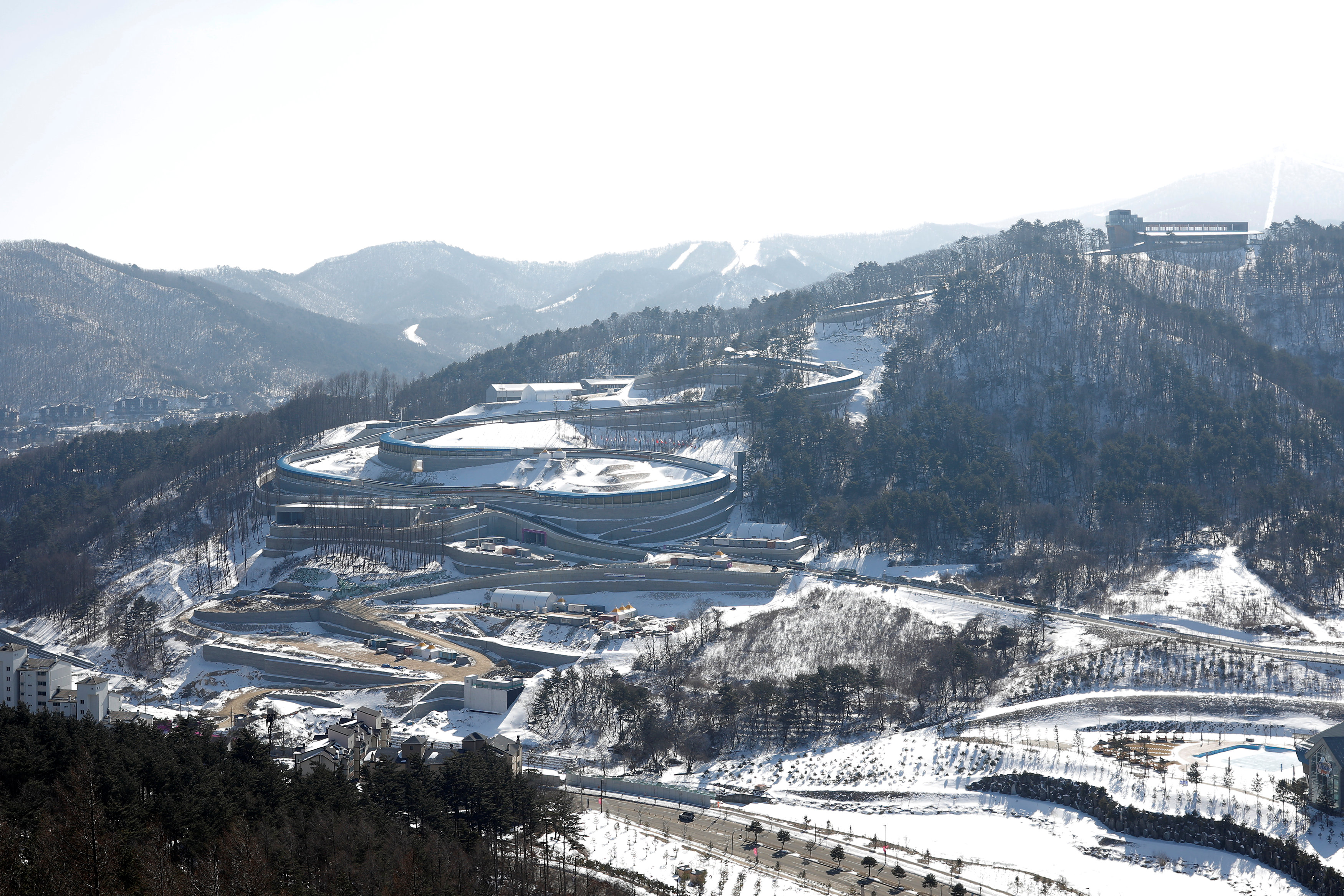 مركز احتفالات مدينة بيونج تشانج لدورة الألعاب الأولمبية الشتوية 2018 بكوريا الجنوبية