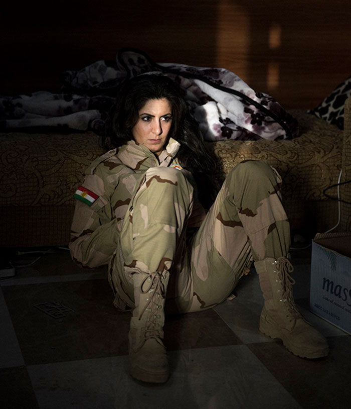 الفتاة الكردية التى تحارب داعش