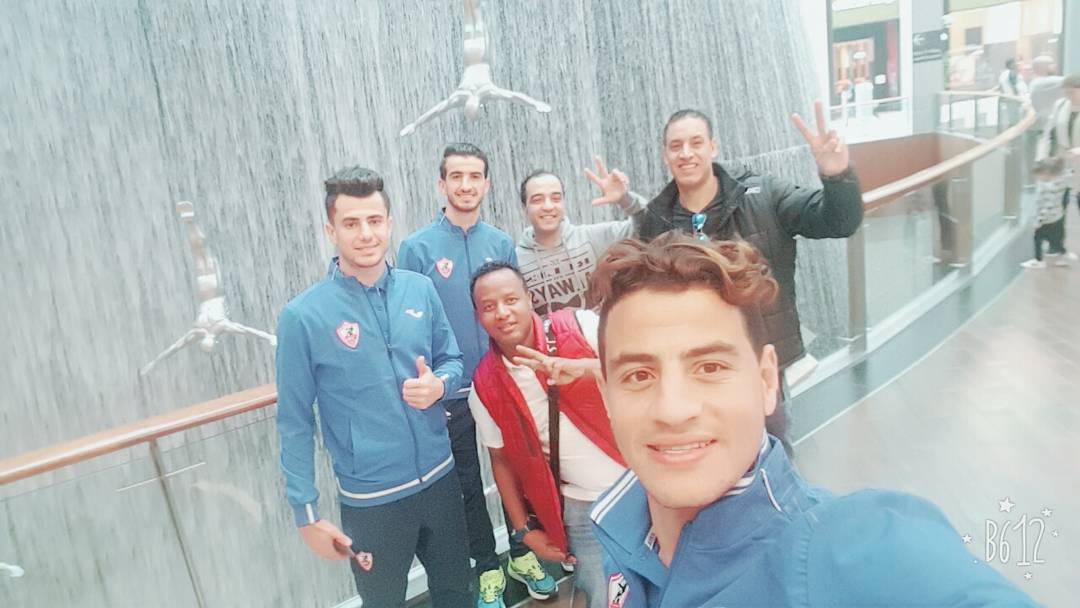 لاعبو الزمالك بعد فرحة السوبر
