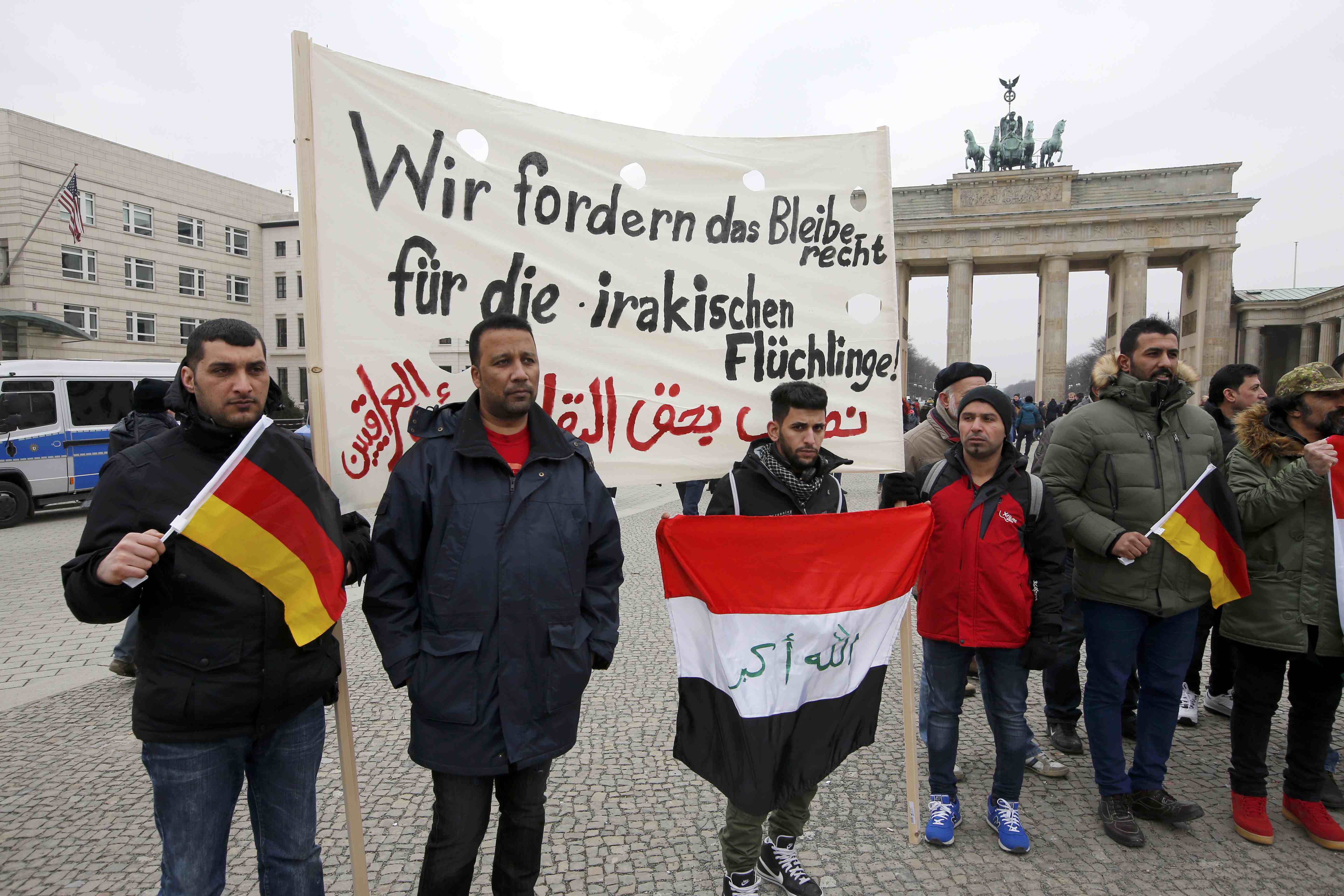 مظاهرات للاجئين فى ألمانيا لرفض قرار ترحيلهم إلى بلادهم