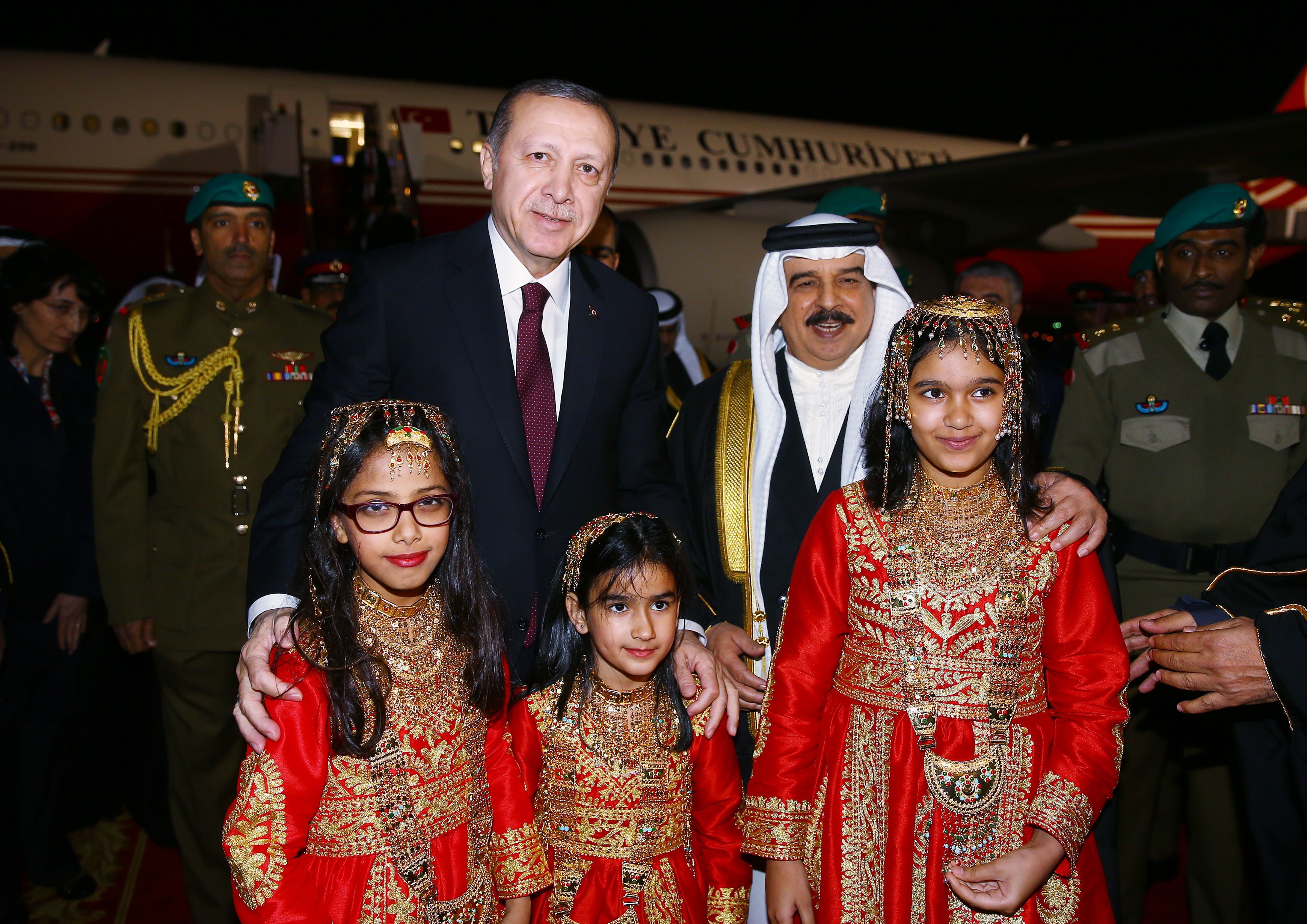 ملك البحرين ورئيس تركيا  (2)