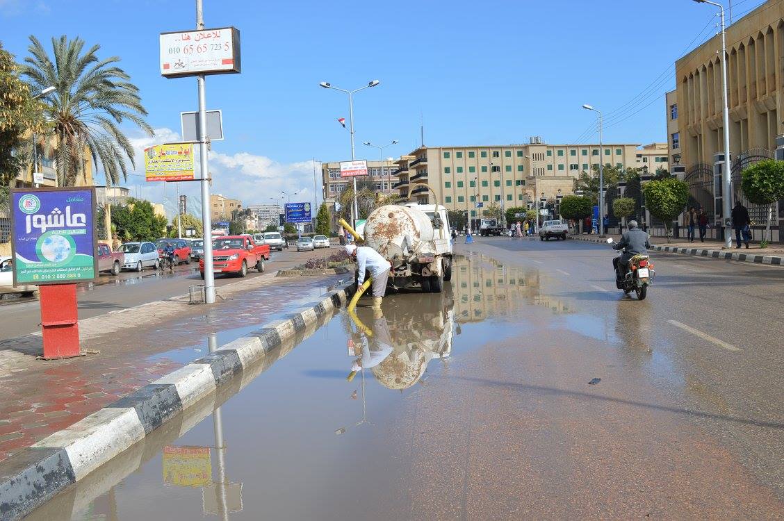 أثار الأمطار بكفر الشيخ