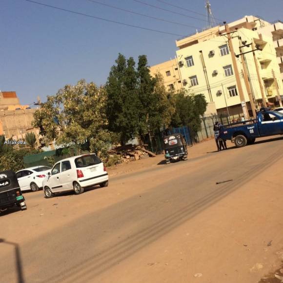 قوات الامن السودانية تحاصر المكان