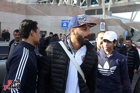 وصول بعثه الزمالك مطار القاهرة (13)