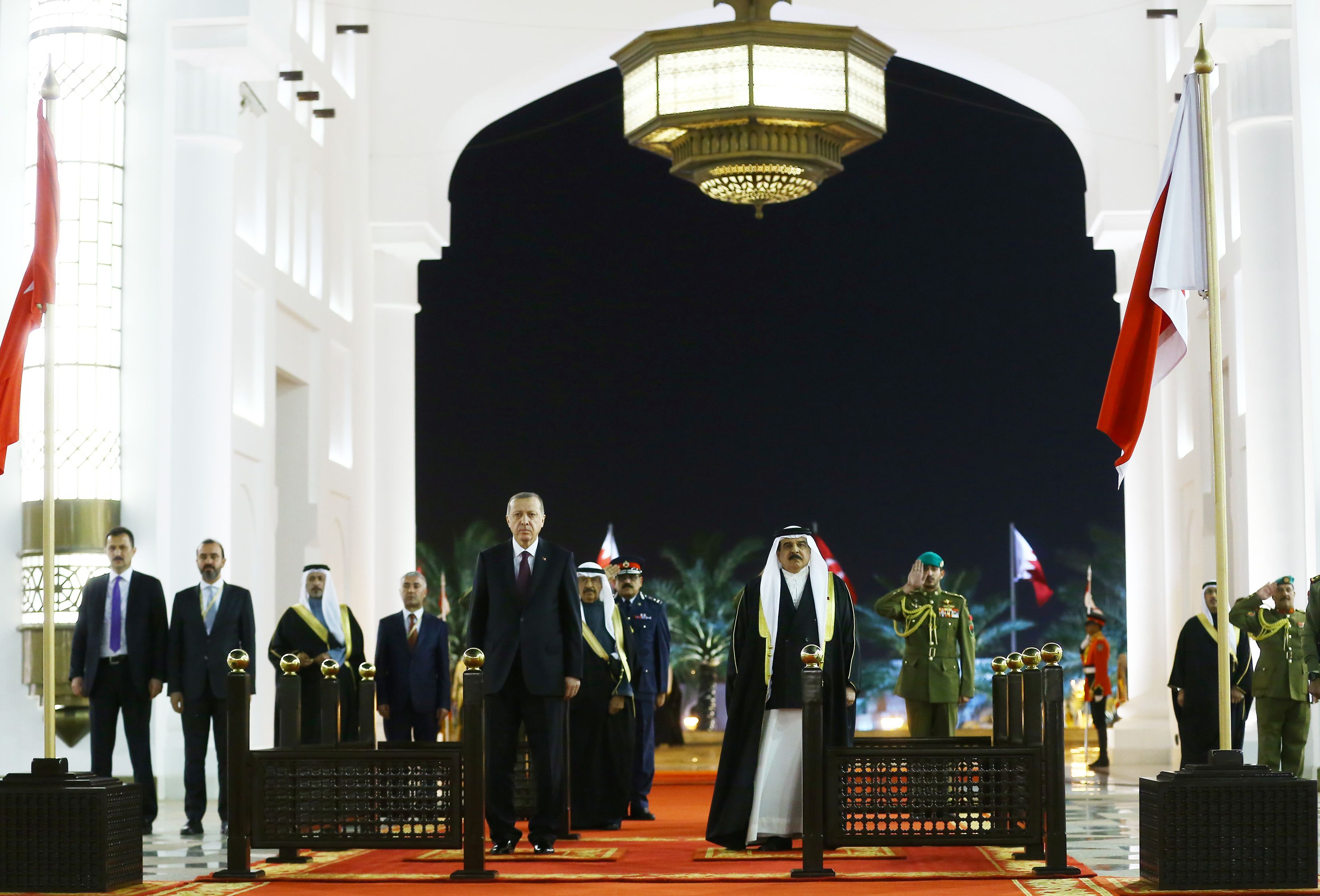 ملك البحرين ورئيس تركيا  (1)