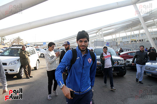 وصول بعثه الزمالك مطار القاهرة (19)