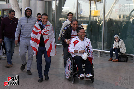 وصول بعثه الزمالك مطار القاهرة (9)