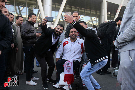 وصول بعثه الزمالك مطار القاهرة (8)