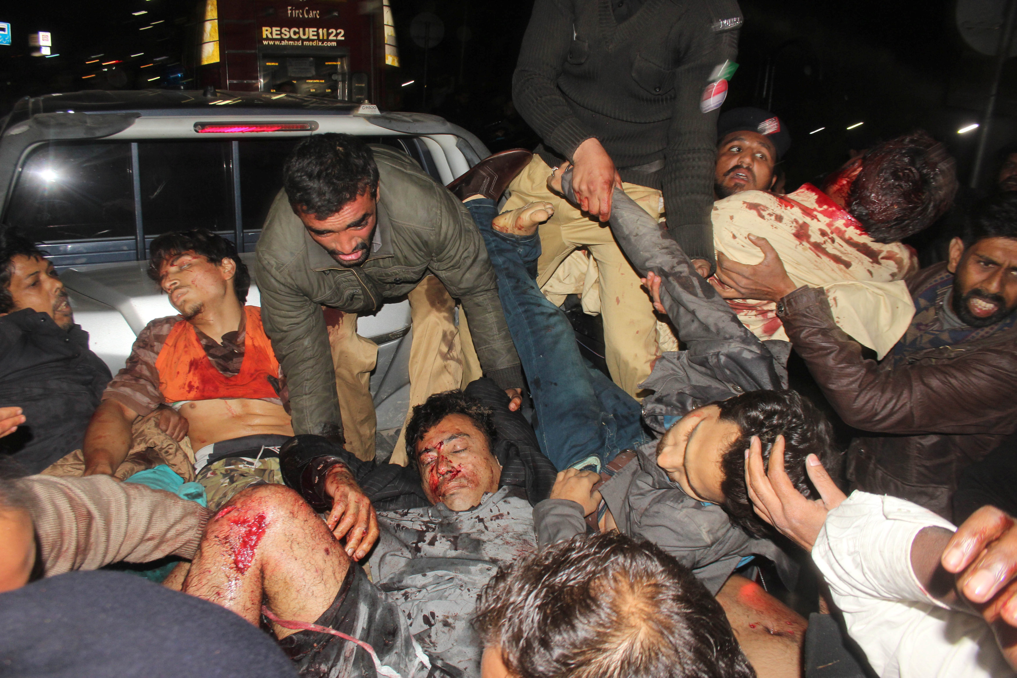 ضحايا انفجار لاهور