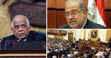 شريف إسماعيل رئيس الوزراء والدكتور على عبد العال رئيس مجلس النواب