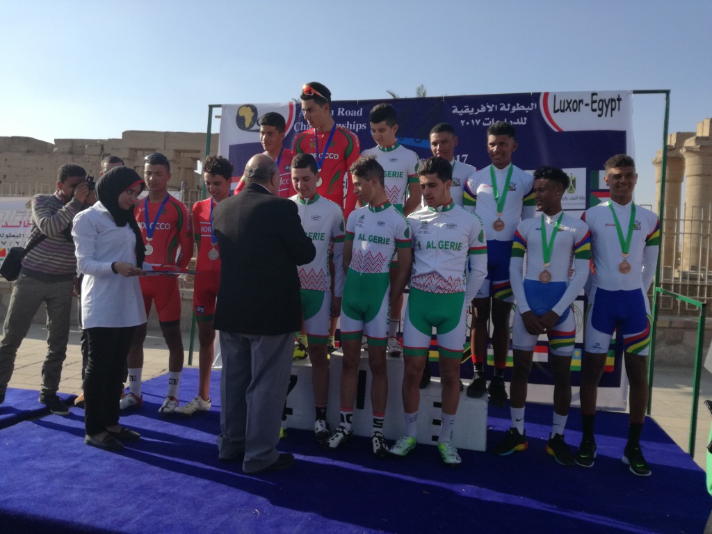 فريق الجزائر يفوز بصدارة سباق الناشئين للدراجات الهوائية