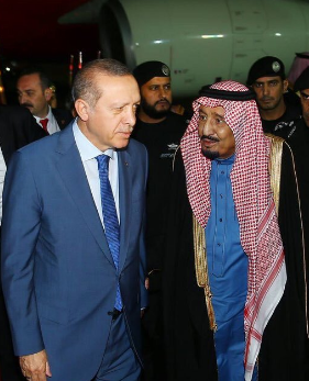 الرئيس التركى ونظيره السعودي