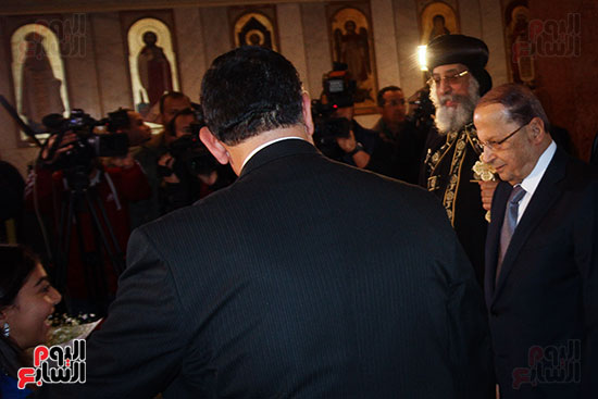 زياره رئيس لبنان للمقر الباباوى (4)