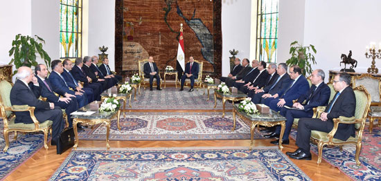 مباحثات بين السيسى والرئيس اللبنانى (9)