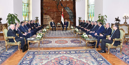 مباحثات بين السيسى والرئيس اللبنانى (11)