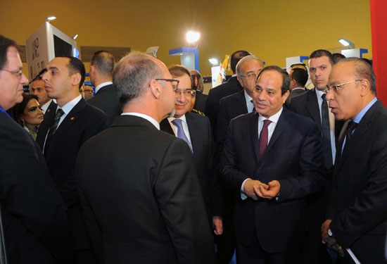 السيسى يفتتح مؤتمر مصر الدولى للبترول (4)