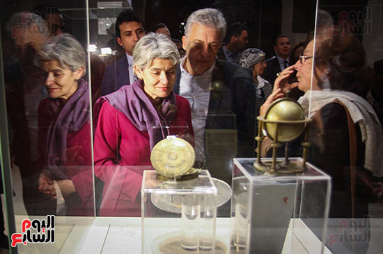 وزير الآثار يستقبل إيرينا بوكوفا فى متحف الفن الإسلامى (19)