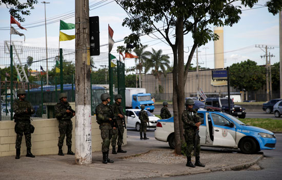جيش البرازيل وسط المدينة