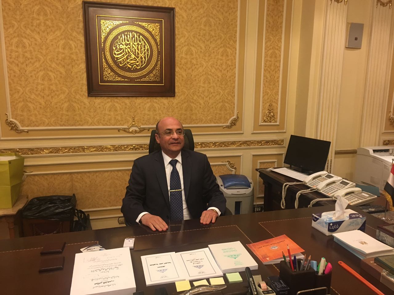 1 المستشار عٌمر مروان وزير مجلس النواب يصل مقر مكتبه في مجلس النواب
