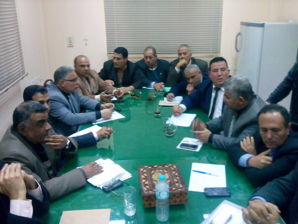 مديروا الإدارات التعليمية بكفر الشيخ اثناء الإجتماع