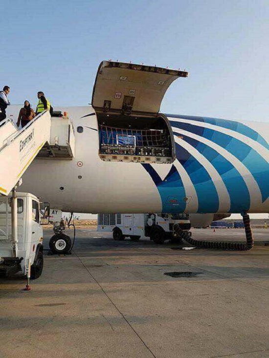 نقل إيمان بطائرة الشحن نقل إيمان بطائرة الشحن