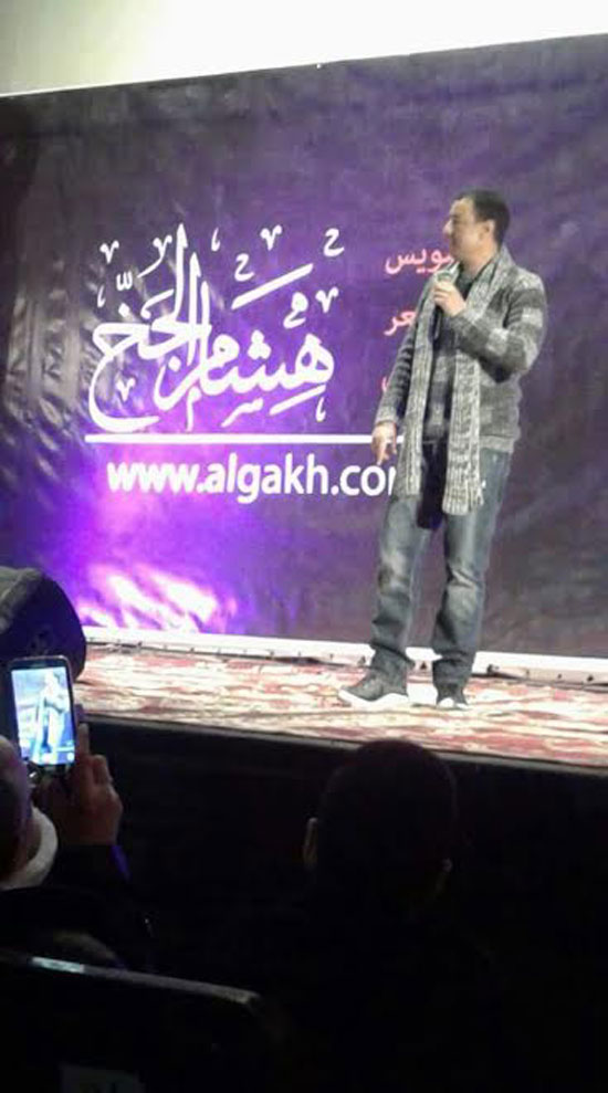 هشام الجخ على مسرح سينما الجمهورية بكفر الشيخ