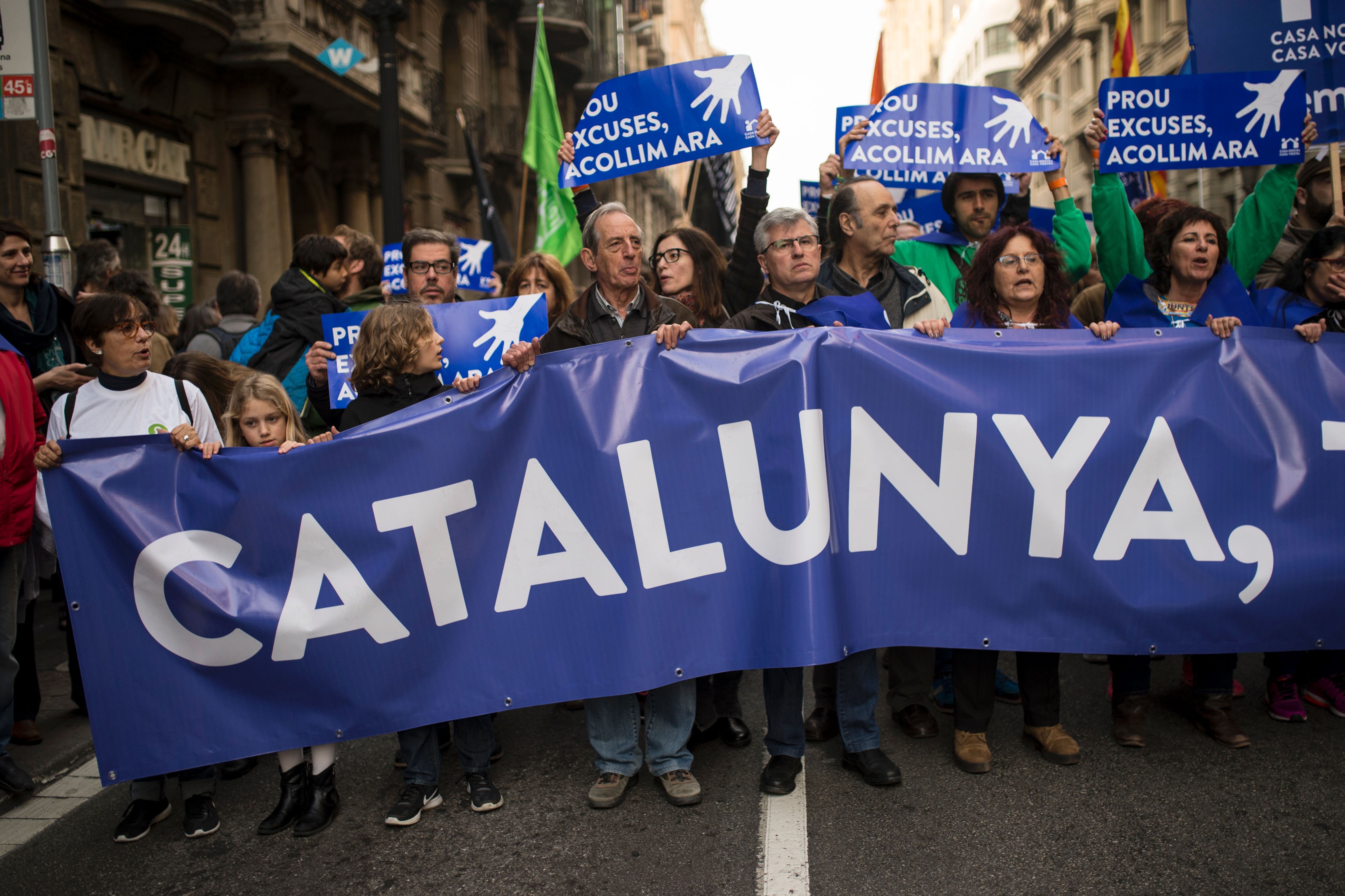 مظاهرات فى برشلونة (3)