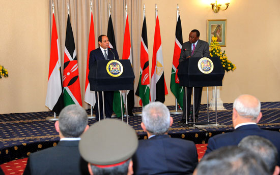 السيسى-ورئيس-كينيا-(5)