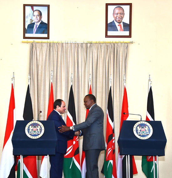السيسى-ورئيس-كينيا-(1)