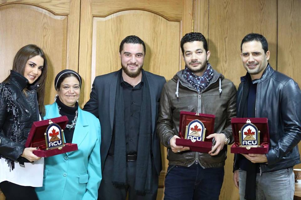 تكريم أبطال مسلسل الخروج