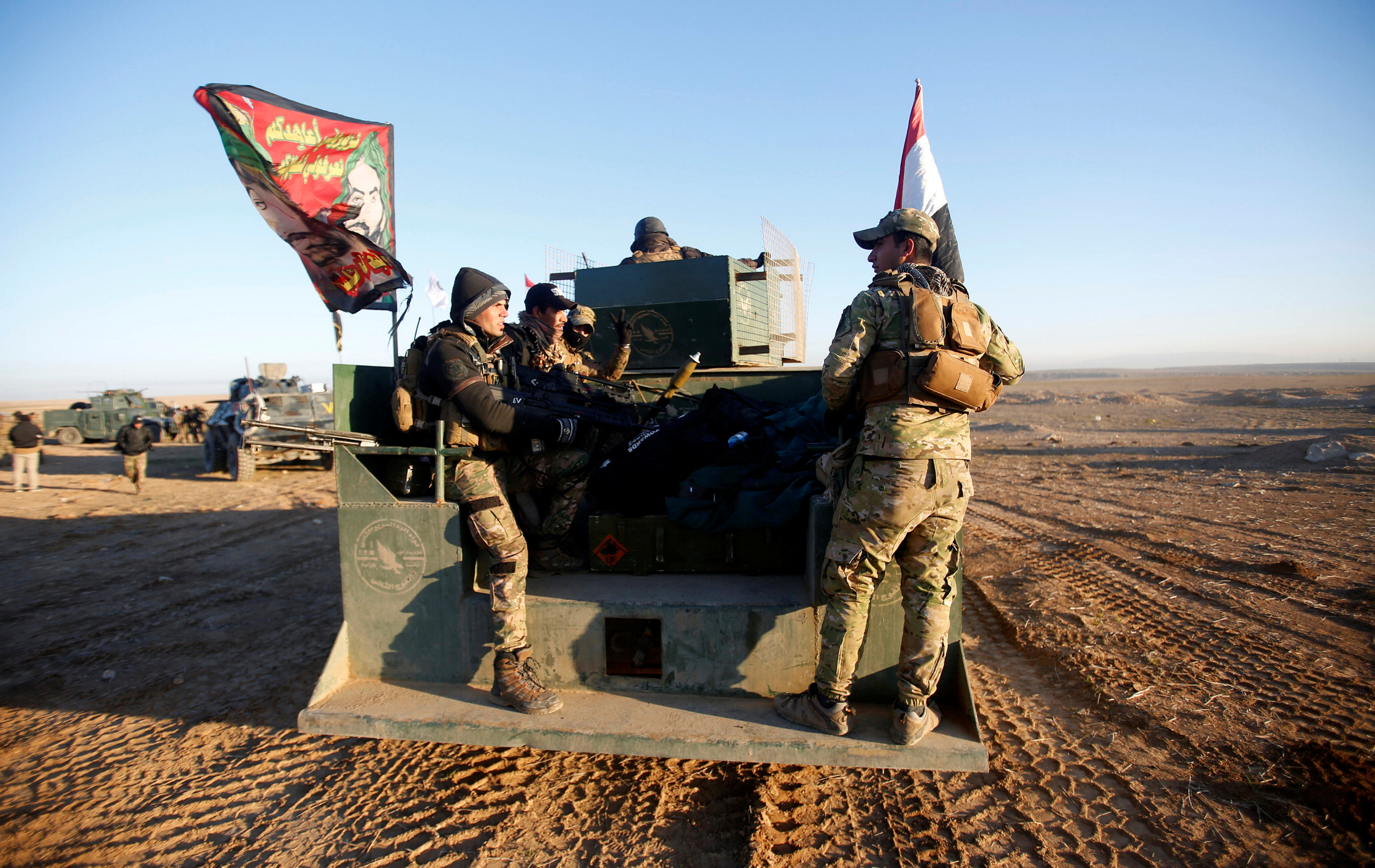 استعداد القوات العراقية للبدء العمليات العسكرية