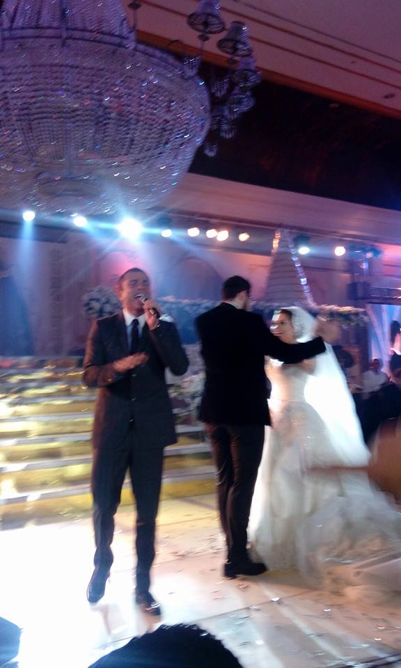 بالصور عمرو دياب يحيى حفل زفاف نجل محمود الشامى اليوم السابع