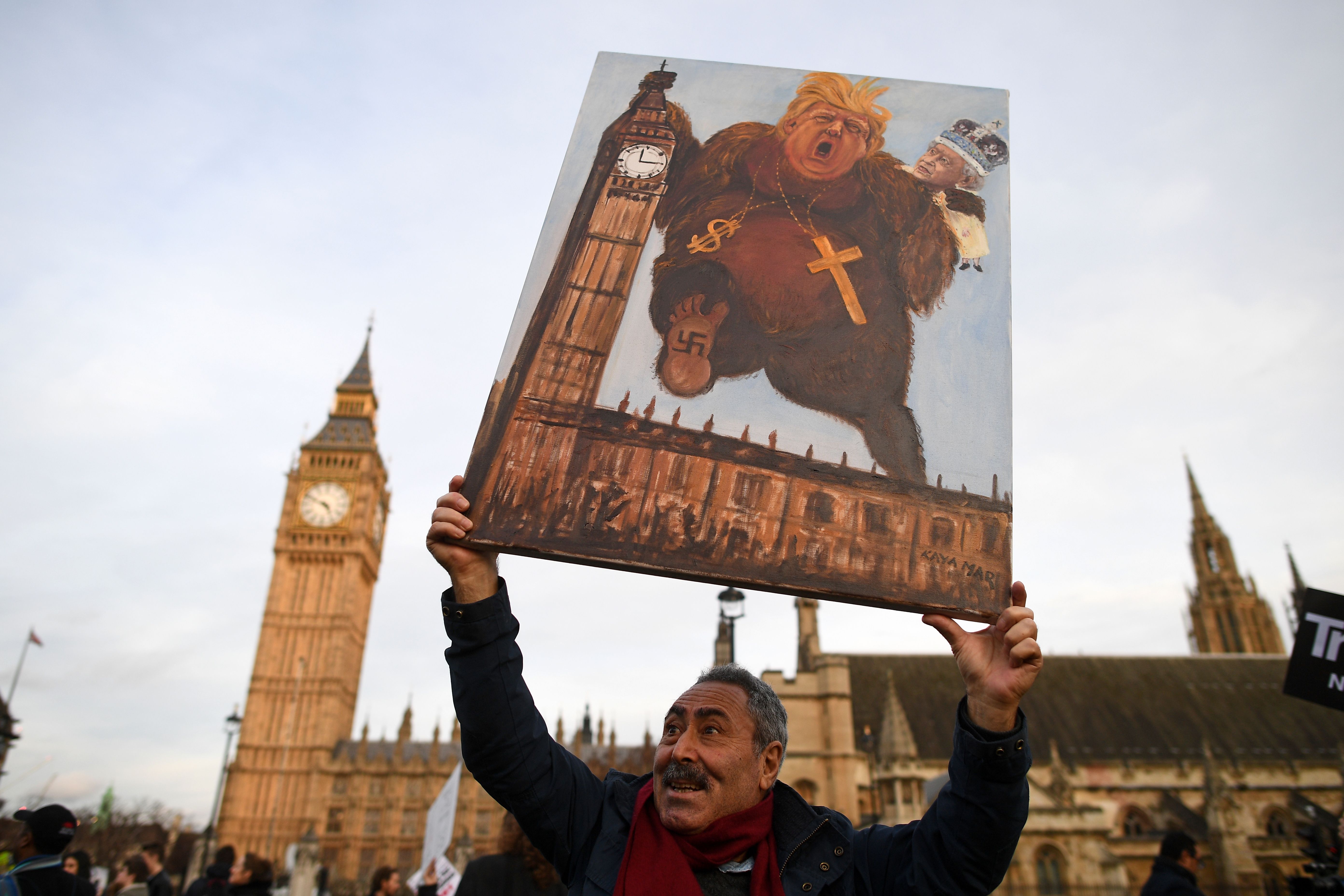 مظاهرات ضد ترامب في لندن (2)