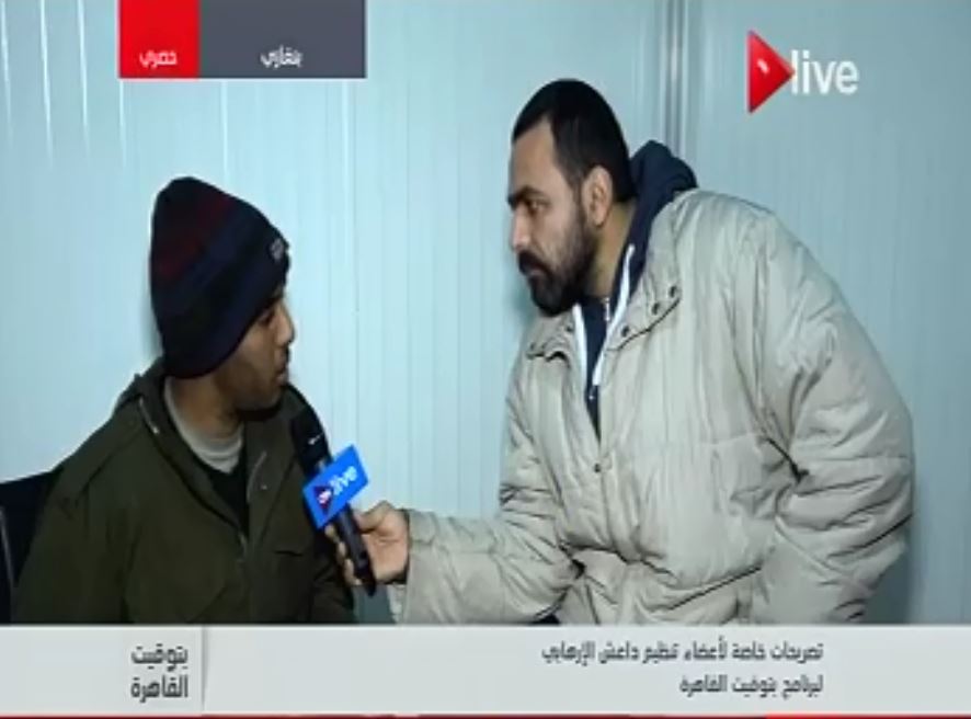 يوسف الحسينى يحاور أحد أعضاء داعش