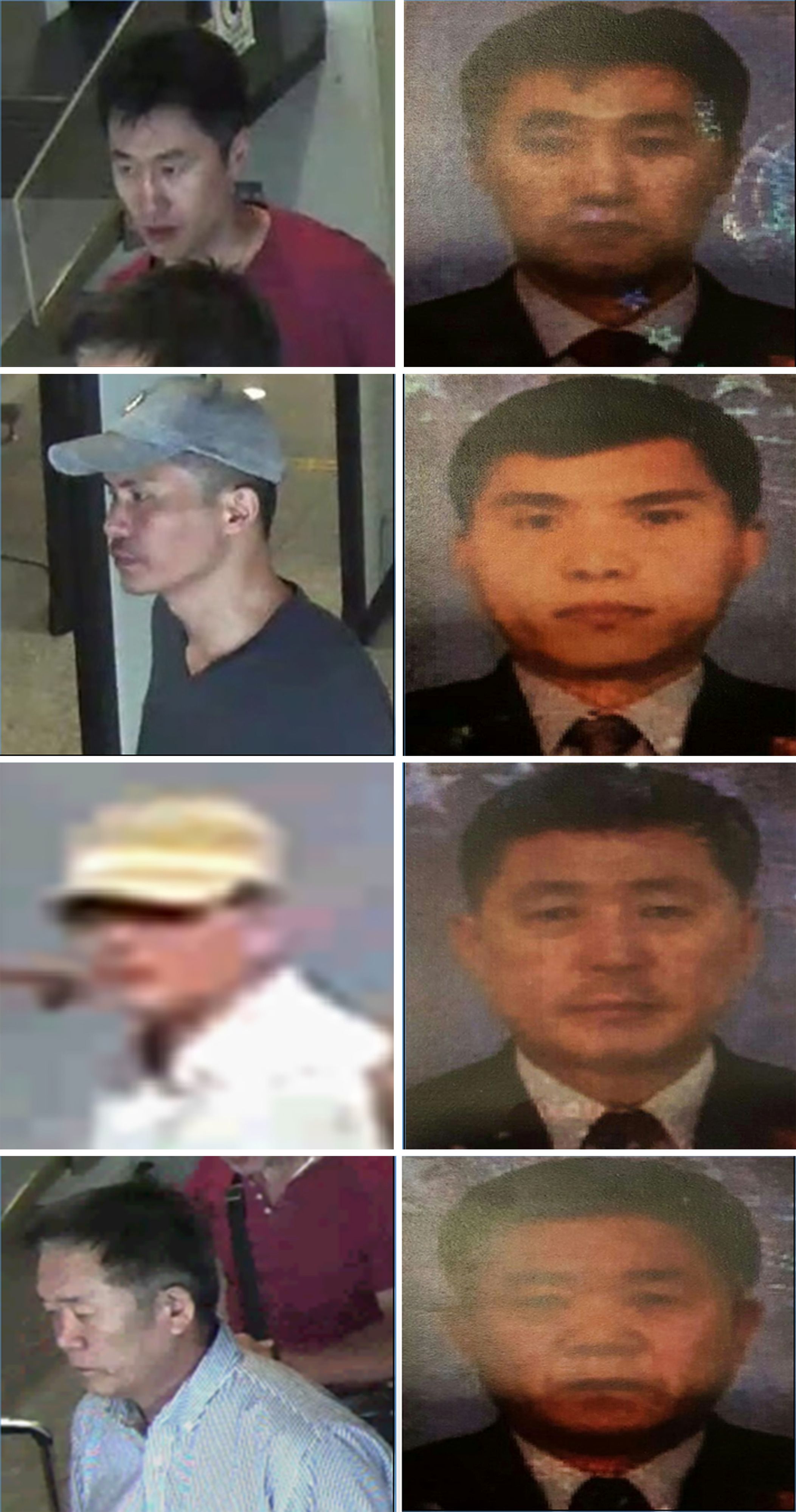 المشتبه بهم فى اغتيال شقيق زعيم كوريا الشمالية 3110256