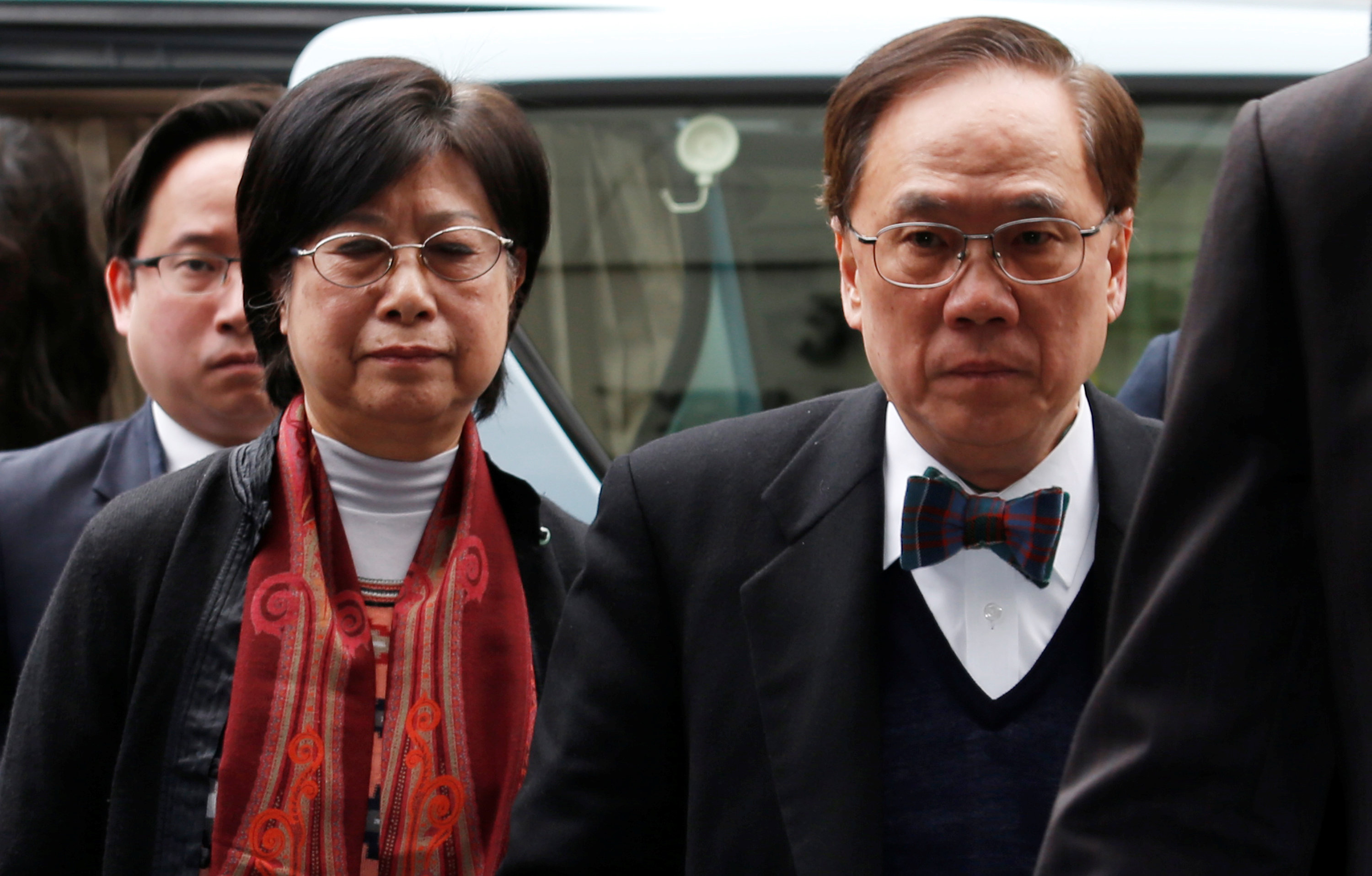 الرئيس التنفيذى السابق لهونج كونج يواجه اتهامات بالفساد أمام المحكمة العليا