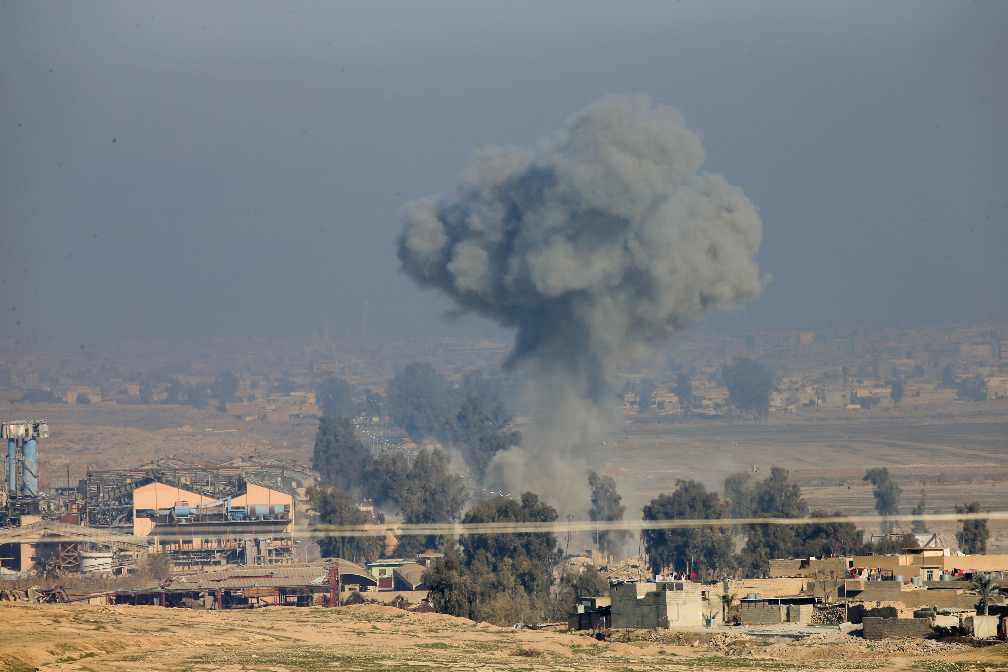 الاشتباكات مع داعش فى الموصل
