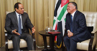 الرئيس السيسي و العاهل الأردنى