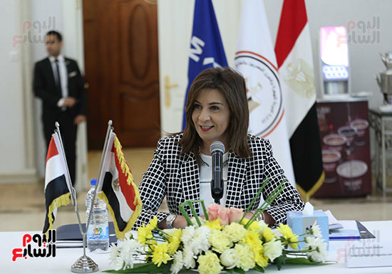 نبيلة مكرم وزيرة الهجرة والمصريين بالخارج