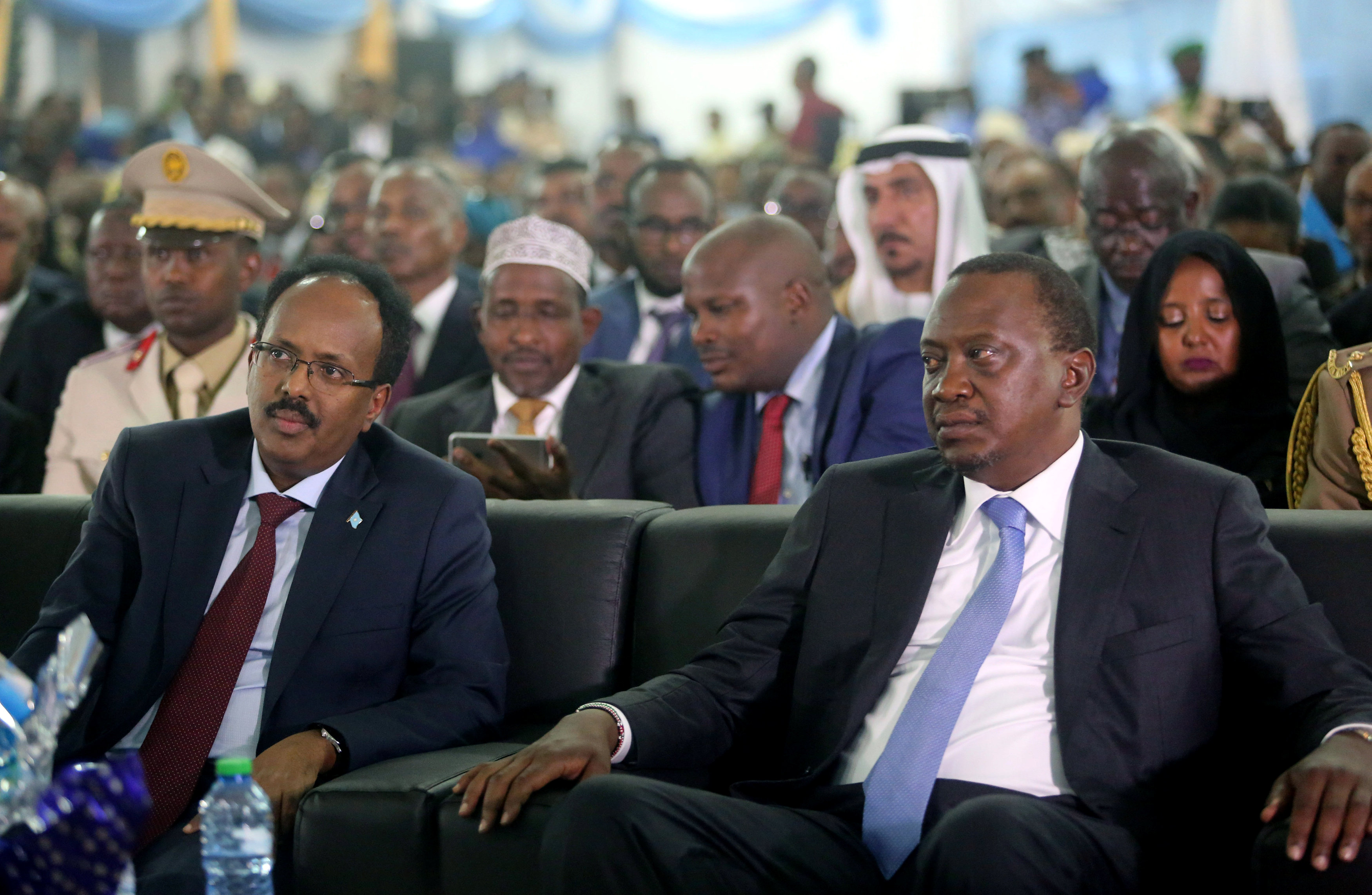 الرئيس الصومالى الجديد ورئيس كينيا