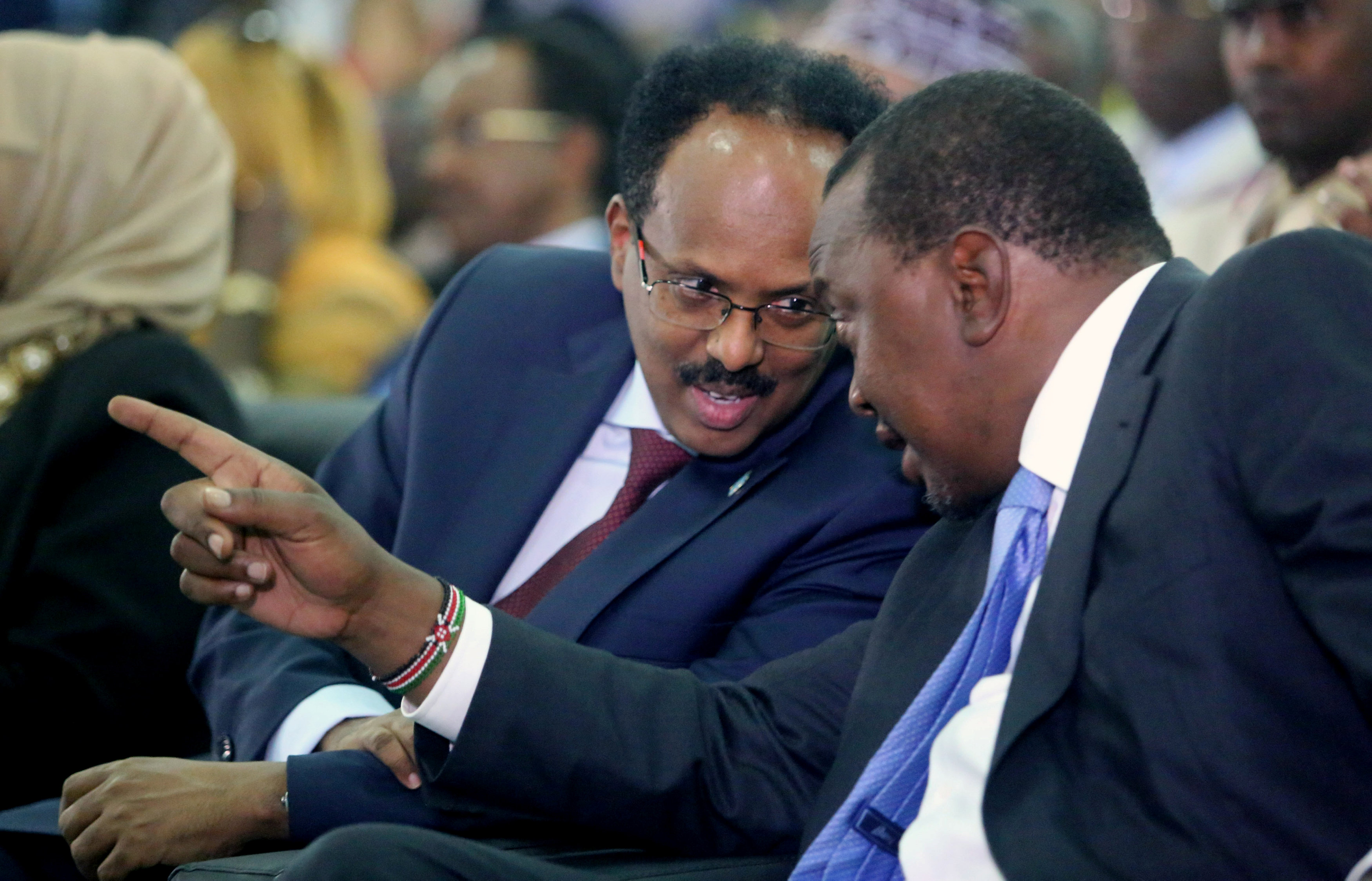 محادثات بين الرئيس الصومالى الجديد ونظيره الكينى